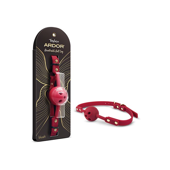 Blush Temptasia Ardor Ball Gag - Red